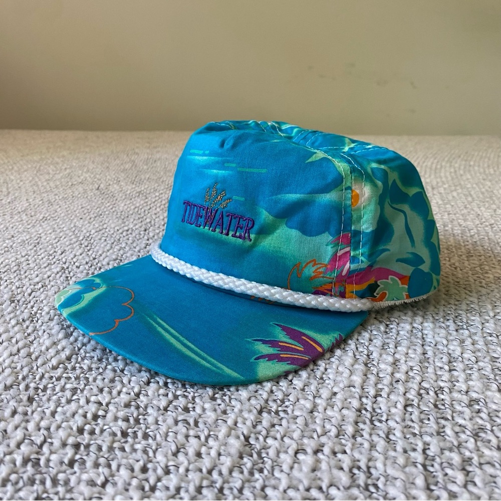 Tidewater Blue Tropical Men's Rope Hat